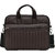 AQUADOR laptop cum messenger bag with brown faux vegan leather(AB-S-1520-Brown)