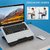 Portronics My Buddy Hexa 4 POR-1290 Laptop Stand, Black