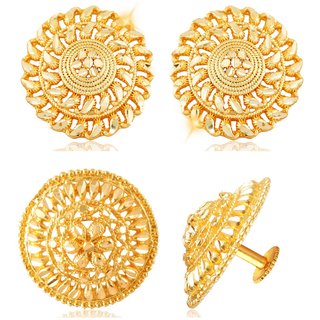 Vighnaharta Allure Graceful Alloy Gold Plated Stud Earring Combo set For Women and Girls