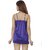 Nivcy Women Square Neck Satin Nighty (Blue)