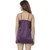 Nivcy Women Satin Square Neck Nighty (Dark Purple)