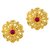 Vighnaharta Allure Graceful Alloy Gold Plated Stud Earring Combo set For Women and Girls