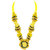 Sukkhi Classy Yellow Single Layered Flower Necklace Set for Haldi & Baby Shower Ceremony