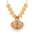 Sukkhi Ethnic Pearl Gold Plated Peacock Long Haram Temple Necklace Set for Women