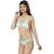 Nivcy Women Satin Without Padded Lingerie Set Light Green