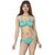 Nivcy Women Satin Without Padded Lingerie Set Dark Green