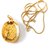 24 ct Gold Plated Ganesh Ji  Locket With Golden Chain