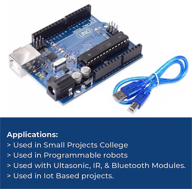 Buy Sparklebox Programmable Microcontroller with USB wire Arduino Uno ...