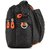 SAMYAKA UNISEX 5 POCKETS CROSSBODY ORANGE ZIPPER BAG