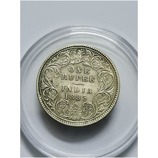 1 rupees 1885 aunc condition