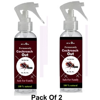 Hebal and Natural Crockroz Out Spray Pack Of 2 To Permanently Out All Crockroz 0.2 L Hand Held Sprayer