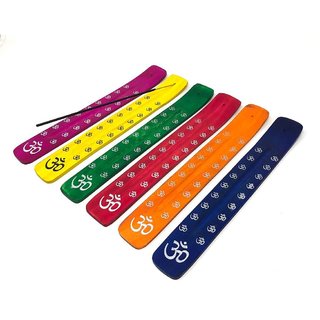 Online craft Wooden Open Rectangular Incense Stick /Agarbatti Holder Stand/Ash Collector Ideal for Home,Office,Temple