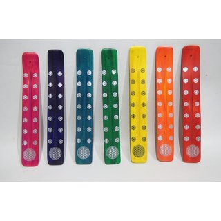 Online craft Wooden Open Rectangular Incense Stick /Agarbatti Holder Stand/Ash Collector Ideal for Home,Office,Temple