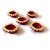 Beautiful 5 Gold Plated Diya Set With Thali