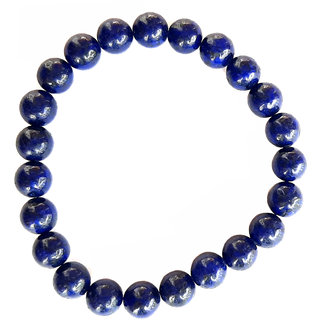 Natural Reiki Crystal Products Lapis Lazuli Round Beads Crystal Stone Bracelet for Reiki Healing and Crystal Healing.