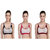 Klyani  Trendz Women  Non Padded  Sports   Combo 3 Pcs