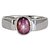 CEYLONMINE-5.20 Ratti Star Ruby Gemstone Ring Sterling Silver Natural Star Manik Ring for Unisex