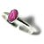 CEYLONMINE-5.5 Ratti Natural Star Ruby Gemstone Unisex Ring Sterling Silver Pink Star Ruby Ring for Unisex