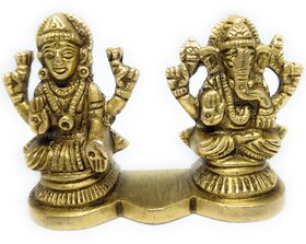 Ashtadhatu Ganesh Ji  With Lakshmi Ji Idol In Small Size For Money Success And Prosperity