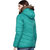 Kotty Women Green Nylon Full Sleeve Padded Puffer Jacket