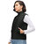 Kotty Black Nylon Solid Women Puffer Jacket