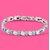 Silver Blue Stone Bracelet For Women