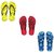 29K Women Multicolor Flip Flops Pack of 3