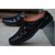 MR Cobbler Black Slip on Sandals For Men