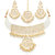 Sukkhi Amazing Gold Plated Kundan & Pearl Choker Necklace Set for Women