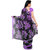 Shopkio Women's Pure Georgette Floral Printed Multi Colour Saree with Blouse Piece