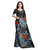 Shopkio Women's Pure Georgette Floral Printed Multicolored Colour Saree with Blouse Piece