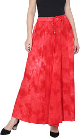 TNQ Women Rayon Full Flared Palazzo Pants/Flared Tie-Dye Palazzo/Rayon Sharara