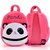 Kids School Bag Panda Soft Plush Backpacks Cartoon Baby Boys/Girls Plush Bag  (Pink, 11 L)