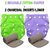 Reusable Solid Pocket Cloth Diapers With Microfiber Inserts Pack of 2 (Multicolor)