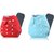 Reusable Solid Pocket Cloth Diapers With Microfiber Inserts Pack of 2 (Multicolor)