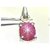 JAIPUR GEMSTONE-5.00 Carat / 5.25 Ratti Unheated Untreated Star Ruby Suryakant Manik Stone Pendant for Unisex