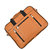 MATRICE laptop cum messenger bag with tan faux vegan leather(NE-S-0786-Tan)