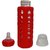 UNBREAKABLE Glass Feeding Bottle With Silicone Warmer Cover For Baby Girls And Baby Boys - 240 ml