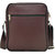 MATRICE messenger bag with cherry faux vegan leather(NE-S-0791-Cherry)