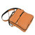 MATRICE messenger bag with tan faux vegan leather(NE-S-0791-Tan)