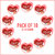 Milap Strawberry Lip Balm Pack Of 10 (2.5g Each)