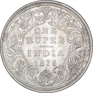 one rupees 1876