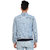 Kotty Mens Blue Full Sleeves Solid Denim Jacket