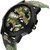 Relish Green Army Camouflage Dial Day and Date Wrist Watch for Boys and Mens (RE-GA943DD)