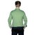 Ezee Sleeves Men's Green Casual Lycra Full Sleeve Solid Shirt