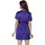 Nivcy Women Solid Nightwear Blue (Small)