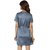 Nivcy Women Solid Nightwear Satin Slaty (Small)