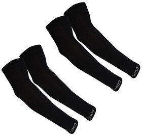 Cotton Sports Arm Sleeves Multi-Purpose (Gym, Cricket, Football, Tennis, Basket Ball, Cycling) (Pack of 2)