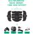 Agam Abs Stimulator Muscle Toner Abdominal Toning belt EMS Abdomen Muscle at Home- Fitness Equipment, Black