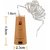 Techmahoday 20 LED Wine Bottle Cork Copper Wire String Lights, 2M/7.2FT Battery Operated (Warm White) Christmas, Weddin